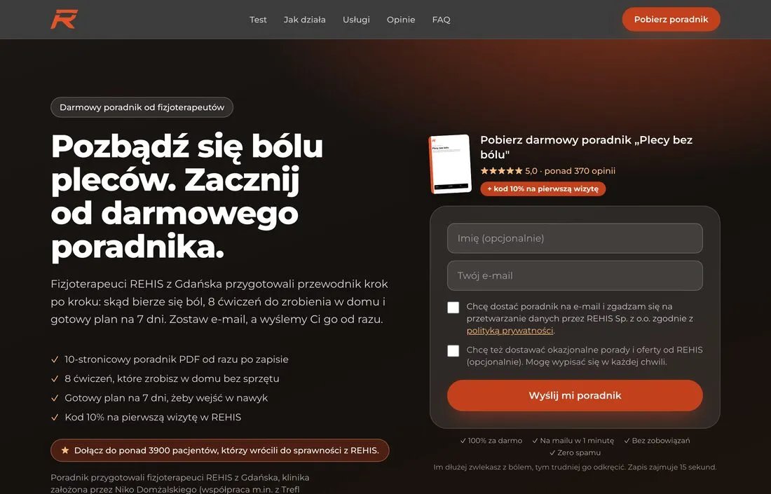 Strona zbudowana dla REHIS